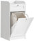 VASAGLE Mobile Portabiancheria per Bagno, Mobiletto Bagno con 1 Cassetto e 1 Cesto Portabiancheria, Sacco Interno Rimovibile con Maniglie, 40 x 40 x 80,2 cm, Bianco Nuvola BBC741W01