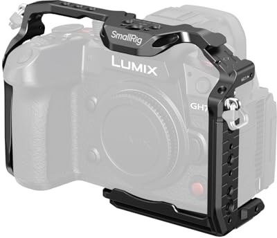 SMALLRIG Gabbia QR per panasonic GH7/GH6 HawkLock-4824 | Antigraffio, NATO