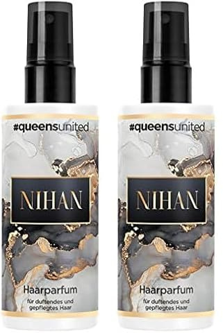 #queensunited Nihan Black Haarparfum, 100ml (Packung mit 2)