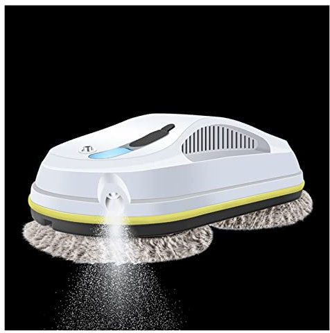 Robot de limpieza inteligente para ventanas del hogar, robot aspirador automático con pulverizador de agua, control remoto, limpiacristales eléctrico para ventanas de exterior e interior, mesas, azul