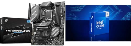 MSI B760 GAMING PLUS WIFI Motherboard + Intel® Core™ i7-14700K Desktop Processor 20 cores