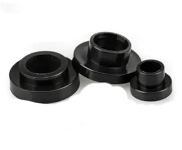 Genérico Arandela de nailon en forma de T negra M2-M16/manguito de tornillo cóncavo-convexo de plástico con partículas aislantes/junta escalonada en forma de T(TW1214(M12) 10PCS)