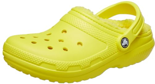 Crocs Classic Lined Clog Cyber Yellow Size 4 UK Men/ 5 UK Women