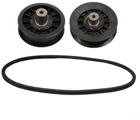 Sandyseptember Riemen- und Umlenkrollen-Set M144044 mit AM134501 und AM134502 für X300 X304 X390 und ähnliche Modelle mit 106,7 cm Decks