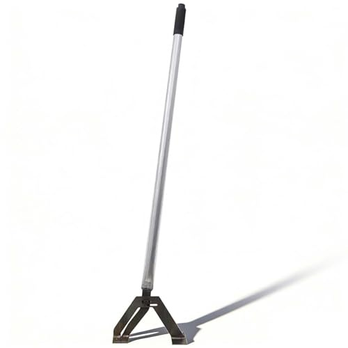 Estrattore di pali multiuso e rimozione radici alberi, Strumento a leva per carichi pesanti con bordo seghettato, Per steli legnosi, Estrazione bambù, Attrezzo da giardino ergonomico