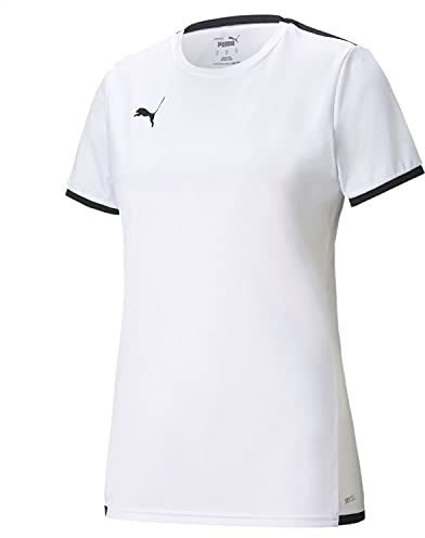 PUMA Damen teamLIGA Jersey ,Weiss-Schwarz,EU M