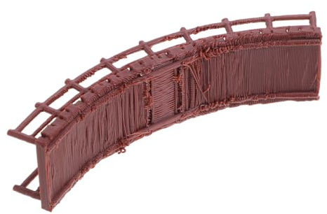 BESTOYARD Miniature Chinese Arch Bridge Figurine Vintage Garden Ornament for Fairy Garden Bonsai Aquarium Micro Landscape Desktop Decor
