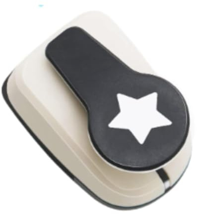 KiBcsLic Paper Punch, Craft Tool, Card Punch, Decorative Punch, Motif Punch, Hand Punch Made of PP And Alloy, Ergonomic And Reliable for Scrapbooking And Craft, 9mm
