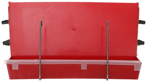 Healifty Automatic Quail Feeder with Large Capacity and Fixed Hook Made of Sturdy Abs for Pigeon and Chicken, Poultry Feeding Solution with No Waste and Efficient Automatic Feeding Random Random Color
