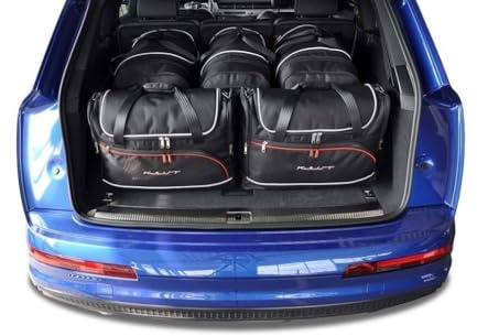 KJUST Dedizierte Kofferraumtaschen 5 stk kompatibel mit AUDI Q7 II (4M) 2015+