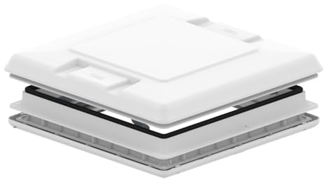 Fiamma - Ventana Vent, 50 Fiamma Blanca, 50 x 50 cm, mosquitera Opaca de Serie Camper Caravan - 75120.10