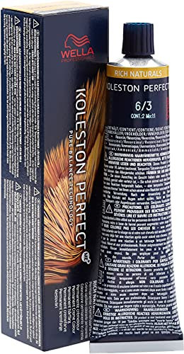 Wella Professionals Koleston Perfect Me + Rich Naturals 6/3 Dunkelblond Gold, 60 ml