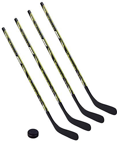 Vancouver 4 x Eishockeyschläger 2000-100 cm, Kids Plus 1 Puck