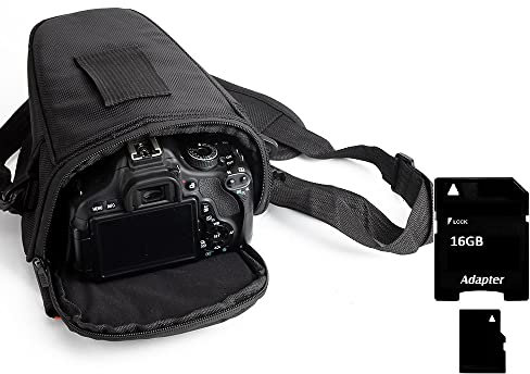K-S-Trade Qualitativ & Innovativ Schultertasche Für Sony Alpha 6700 Colt Kameratasche Für Systemkameras DSLR DSLM SLR, Bridge Etc., + 16GB