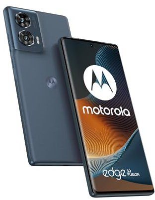 Motorola Edge 50 Fusion, 256Go RAM 8 Go, Smartphone débloqué, écran incurvé 6,7, Double capteur 50 MP, Inclus: Coque, Chargeur Ultra Rapide 68W, Gris Ardoise [Version française]