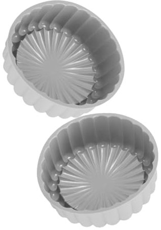 PRETYZOOM 2pezzi Stampo in Silicone Per Torta Rotondo Teglia in Silicone Antiaderente Stampi Per Dolci in Teglie in Stampo Da Forno in