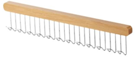 F Fityle Ausziehbarer Gürtelhalter für den Schrank, verschiebbare Haken, einfache Installation, ausziehbarer Organizer, Kleiderstangenregal für Oberteile, Links mit 12 Haken