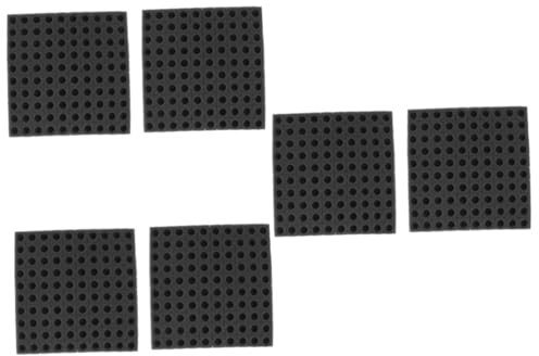 ibasenice 6blätter Hydroponische -schwämme Für Soilless Anzucht-Tray Schwarz Platzsparende Und Schnelle Pflanzenzucht Erde