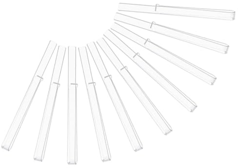 ERINGOGO 5 Paare Acryl Notenblattclips Transparente Musikbuchausschnitt Clipse Portable Notenhalterclips für Musiker zum Freihändigen Üben Am Instrument