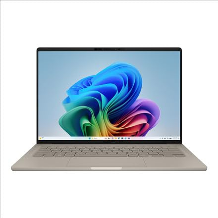 ASUS Zenbook 14 OLED 2025 Laptop 14 pollici WUXGA 8-Core Qualcomm Snapdragon X Plus X1P-42-100 16 GB LPDDR5 512 GB SSD QS X Plus Adreno Thunderbolt 4 Wi-Fi 6E Tastiera retroilluminata Win11 Pro w/ONT