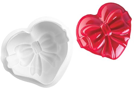 Stampi per torte a forma di cuore per cioccolato fondente stampi per torte in silicone resina epossidica per sapone a forma di cuore lavabile in lavastoviglie