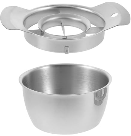 DRESSOOS Pelador de Granada Inoxidable con Cuenco Desgranadora Manual Antideslizante para Pelar y Extraer Semillas Herramienta de Cocina Duradera y Portátil
