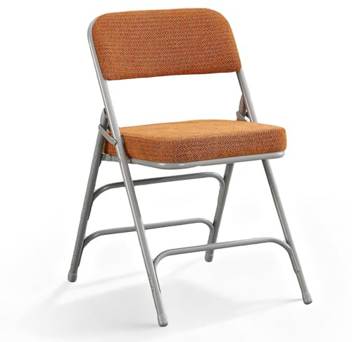 CHAIRABLE Fällstol, vikbar, campingstol, trädgårdsstol med extra tjock sittdyna och sammetslen mjukt överdrag – bekväm utomhusbalkongstol, bärbar, lätt, höjdjusterbar, 1 pack, tefärgad