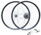 Madspeed7 700c 28” (ETRTO 622x19) Hybrid Bike Wheel Set + 8 speed Freewheel (13-32t) - Rim & Disc Brake Compatible - Sealed Bearings (6 Bolt) Disc Brake Hubs (Very Smooth) - Double Wall - 32x Spokes