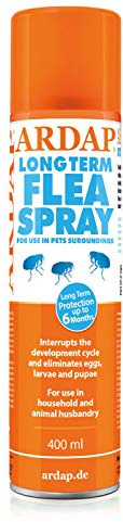 ARDAP Flea Spray for the home 400ml - for house to kill fleas and eggs - Also for animal environment - Long-term protection
