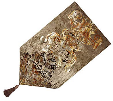 Elegante glänzende Bronze-Samt-Deko-Quasten, Hochzeit, Party, Hotel, Betttuch