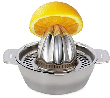 Vinod Citrus Juicer for Orange, Lemon, Grapefruit, Lime,Stainless Steel, Store and Clean,Dishwasher Safe