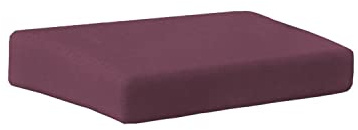 chilly pilley Gartenkissen für Polyrattan Möbel Gartenstuhlauflagen Hochlehner Sitzpolster Sitzkissen Gartenstuhl Waschbar Abnehmbar mit Reißverschluss (Sitz 60x60x15 violett)