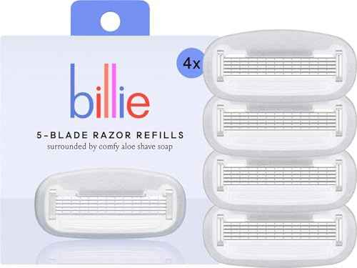 Billie Women’s Razor Refill Blades – 4 Count (Pack of 1)