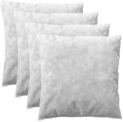 Goliez Kissenfüllung 2er Set Kissen für Bett Kopfkissen Innenkissen Dekokissen Sofakissen Zierkissen Füllung (2, Weiß, 30x30 cm)
