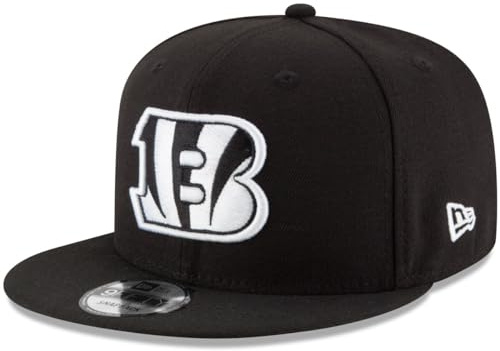 New Era NFL 9FIFTY schwarz/weiß verstellbare Snapback Mütze Cap Einheitsgröße