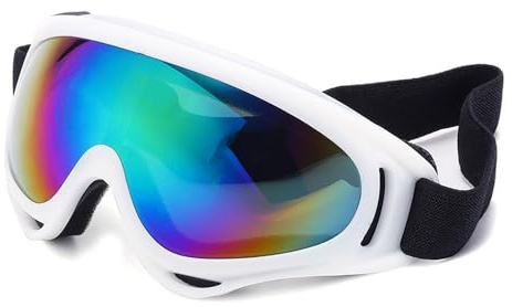 BECILES Gafas de snowboard de esquí, protección UV, gafas de motocross, compatibles con casco, antiniebla, gafas de esquí, gafas deportivas para esquí, moto, bicicleta, patinaje, unisex