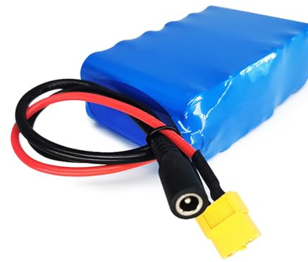 WILLQ 12 V 22000mAh 18000mAh Akku-Pack, wiederaufladbare Nest-Boot-Lithium-Batterie, Hochleistungs-Fernbedienungs-Angelköder-Boot-Batterie mit Gleichstrom und XT60-Stecker