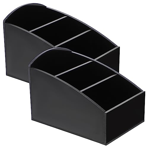 HOLIDYOYO Acrylic Seasoning Box Sugar Sachet Holder Tea Bag Organizer Coffee Bar Organizer Desktop Counter Storage for Home Hotel Restaurant