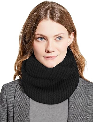 MELLIEX Loop Schal Damen Strickschal Kuschelig Schlauchschal Warme Winterschal Rundschal Weich Für Winter Und Herbst