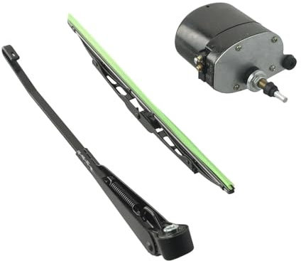 Wischermotoren Für Angeln Für Boote Und Wohnmobile 01287358/7731000001 Elektrischer Scheibenwischermotor-Bausatz 12-V-Scheibenwischermotor Mit Wischerblättern Scheibenwischermotor(Motor Wiper)