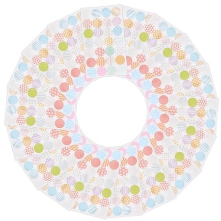 NUOBESTY Pegatinas De Refuerzo Para Agujeros De Papel, Círculos Adhesivos Perforados, Tamaño Estándar, Pack De 20 Unidades Multicolor, Protección Para Páginas Sueltas, Uso Escolar y Oficina