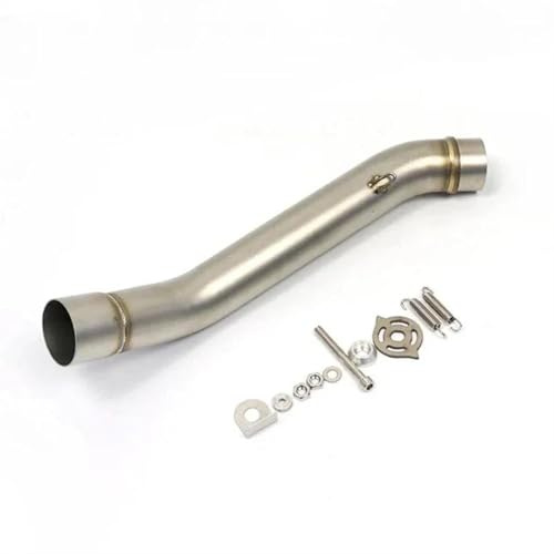 MObyat Accessori per silenziatori finali Silenziatore di Scarico Moto Fuga per K&awasaki Z800 2013-2016 Z750 2007-2014 Tubo di Scarico Centrale di Collegamento Z750 Z800(Type A)