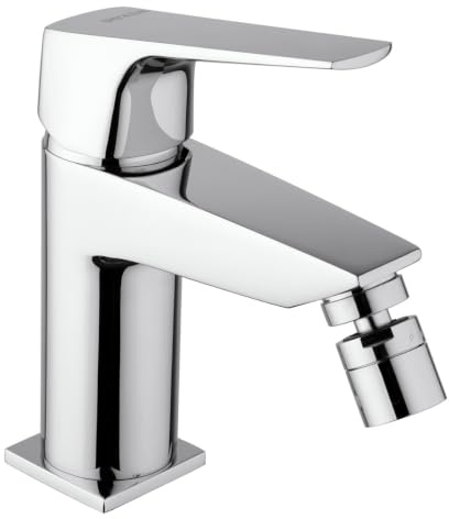 Yellowshop - Miscelatore bagno completo rubinetteria Iceberg lavabo bidet vasca e doccia incasso ed esterno in ottone cromato flessibile inox piletta Made in Italy (Bidet)
