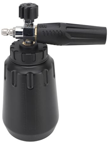 Acero Inoxidable y Espuma ABS Cañón Handheld 1000 Ml de Rociador de Espuma de Capacidad para Lavadora a Presión Jardinería para el Automóvil, Lavado y Limpieza