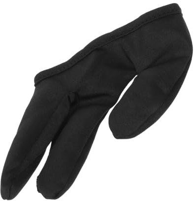 VALICLUD Hairdressing Heat-resistant Gloves for Hair Straighteners Thermal Protection Gloves for Curling Iron Professional Styling for Salon Use Black