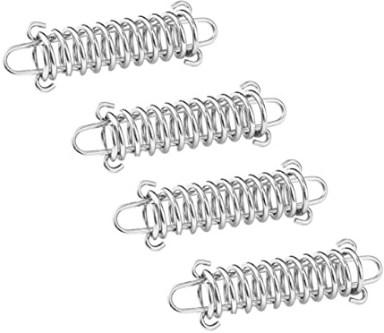 DINHEAROM 4 Piezas Tensor de Cuerda Resistente al Desgaste Hebillas Inoxidable para Tiendas y Toldos Fijación Rápida Herramientas para Acampada
