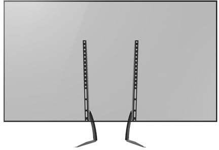 Soporte universal para televisor LCD LED de 32 a 70 pulgadas, altura ajustable de acero de 3 mm, capacidad de carga máxima de 35 kg, repuesto para soporte de pared de TV, color negro