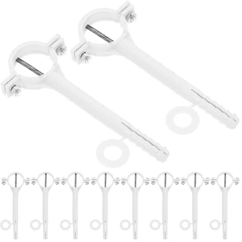 Vaguelly 20pcs Plastic Pipe Clamps Hose Fasteners Fuel Injection Hose Clips for Secure Water Tube Fixing Reliable Leak-Resistant Pipe Clamps for Plumbing and Woodwork Applications