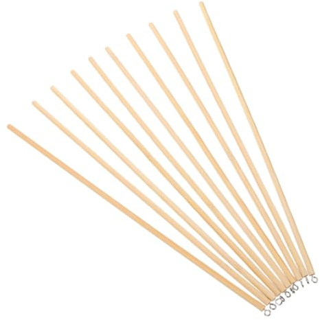Gogogmee 10 Stück Puppensteuerstäbe aus Massivem Holz 20cm Handpuppen Manipulationsstäbe für Puppentheater und Selbstgemacht Puppenspielsteuerung