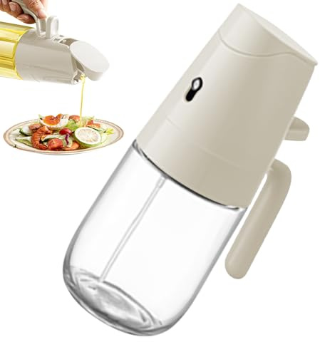 Bottiglia dispenser per olio, da 300 ml, nebulizzatore per olio d'oliva, per casa, appartamento, ristorante, campeggio, picnic, friggitrice ad aria, grigliare, bistecche, fritture